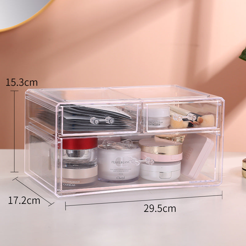 Desktop Transparent Cosmetic Case
