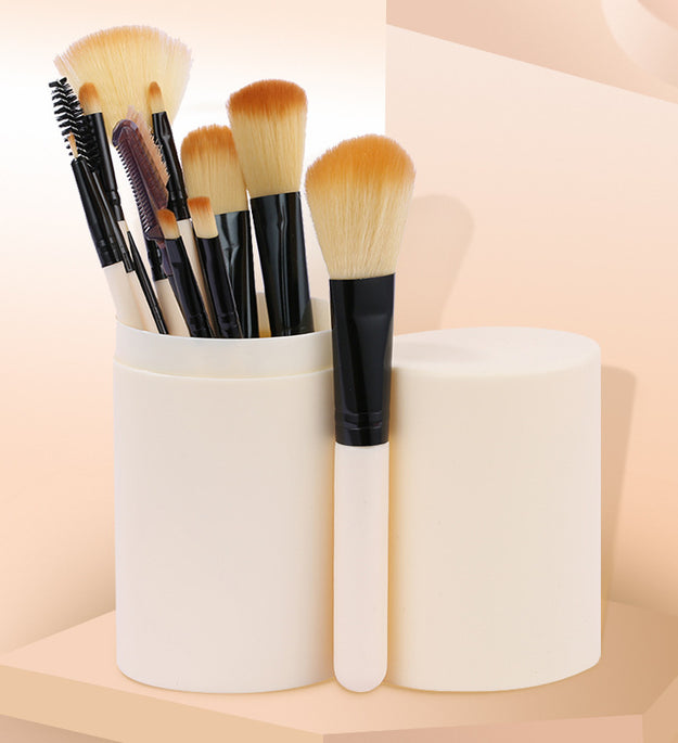 12 Pieces Of Cosmetic Brush Set, Cartridge Set, Cosmetic Tools