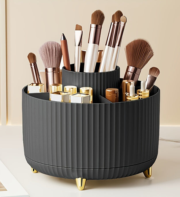 Desktop Rotating Cosmetic Brush Storage Container Cosmetic Storage