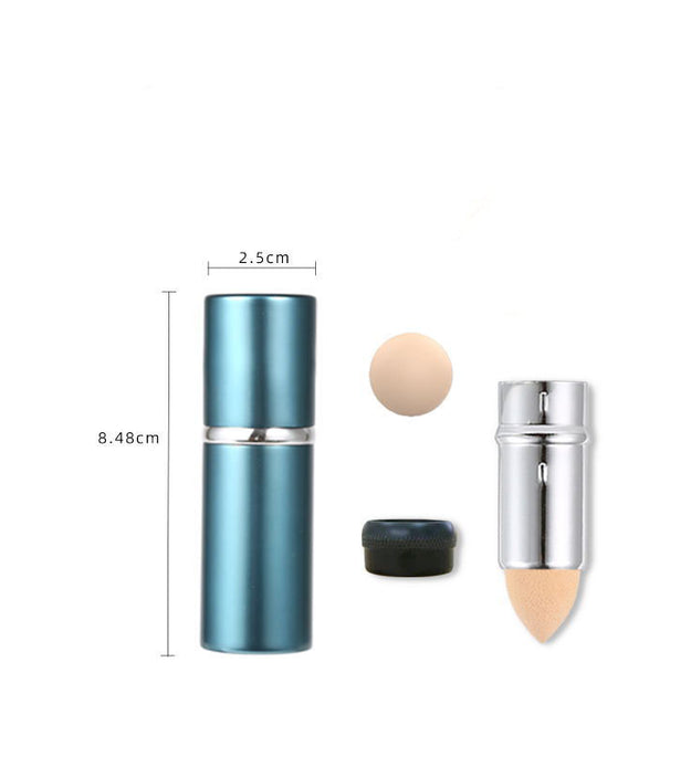 Volcanic Stone Oil Absorbing Ball Face Cleaning Massage Roller Metal Case Skin Care Beauty Wrinkle Removing Makeup Relaxing