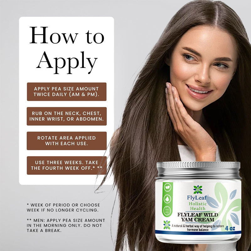 Natural Formula Organic Skin Care Yam Cream Aloe Vera & Red Clover For Menopause Relief Wild Yam Cream Organic