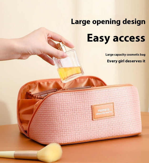 Pillow Cosmetic Bamboo Pattern Cosmetic Storage Bag Large Capacity