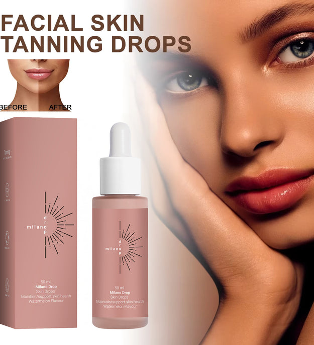 Tanning Face Serum Face Body Tanning Bed Outdoor Fine Line Repair Skin Serum Dark Bronzer Self Tanning Serum Drops