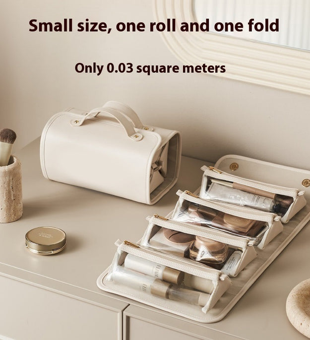 Removable Portable Cosmetic Bag Large Capacity Folding Cosmetic Bags