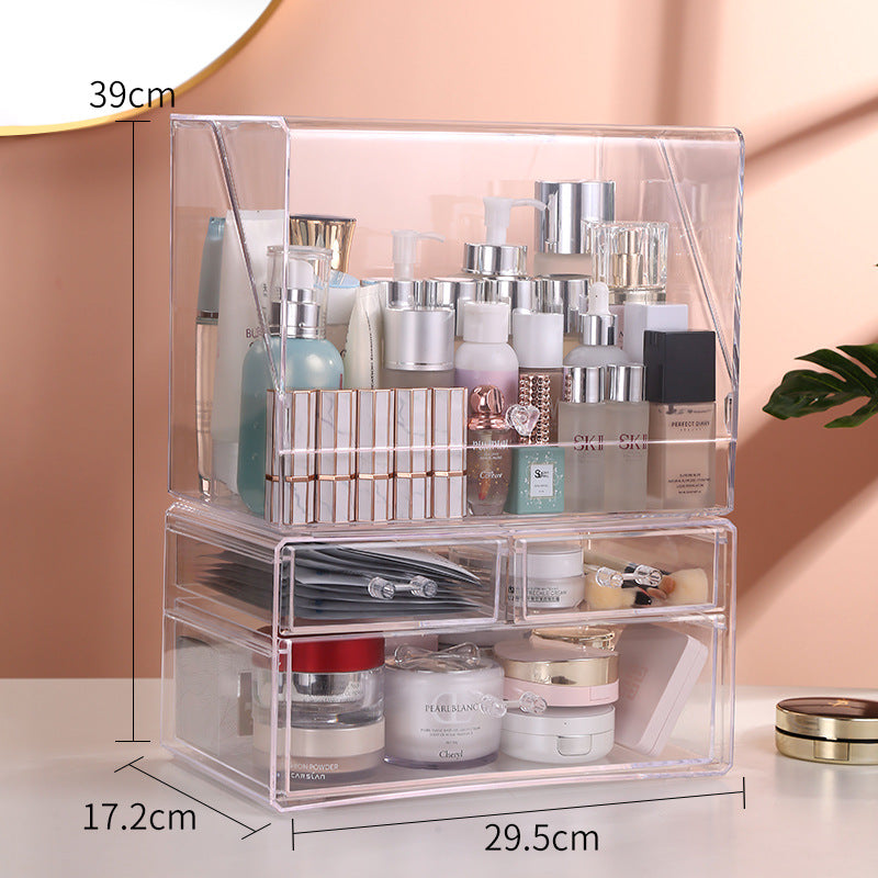 Desktop Transparent Cosmetic Case